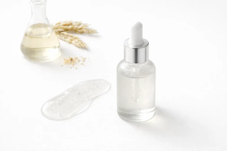 galactomyces esencia fermentada coreana sobre fondo blanco